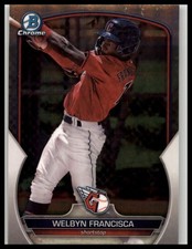 2023 Bowman Draft #BDC-62 Welbyn Francisca Chrome