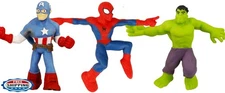 JA-RU Marvel Avengers Stretchy Toys Heroes Action Heroes Squish and Pull Toys