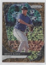 2020 Panini Prizm Tier II Quick Pitch Bronze Donut Circle 23/25 Brock Burke on6
