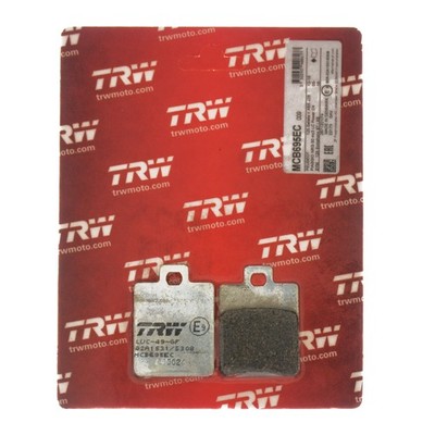 TRW Bremsbelag organisch (für: SYM Symphony SR 50 AZ05W8 - 4 Takt 17-20 hinten )