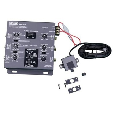  MCD360V 3-Way 6 Channel RCA Inputs Electronic Crossover with Remote Subwoofer 