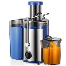 Juicer Machine, 500W Centrifugal Juicer Extractor with Wide Mouth 3” Feed Chute