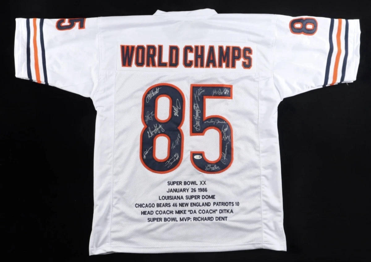 Maillot Vintage Chicago Bears Mike Singletary – Logo 7 – Taille L (jeune) – Fabriqué Aux USA