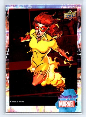 FIRESTAR 2024 Upper Deck Women of Marvel Light FX Red #25
