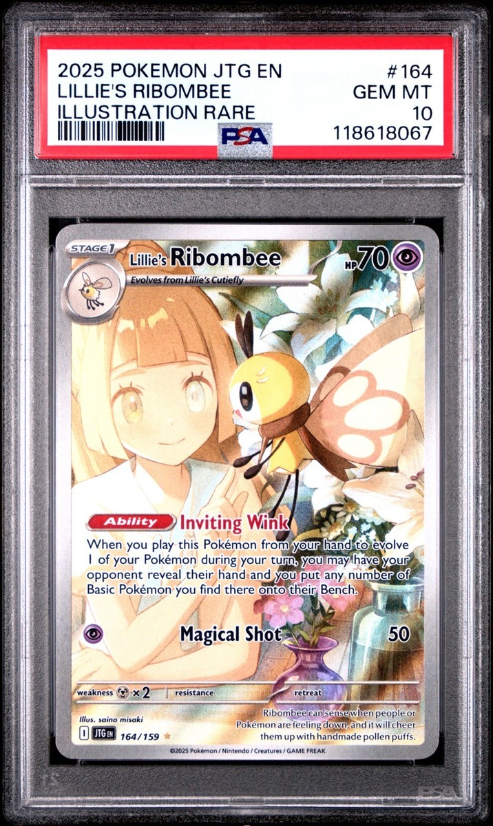 2025 POKEMON EN-JOURNEY TOGETHER ILLUSTRATION RARE LILLIE'S