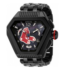 Invicta MLB Boston Red Sox Men's 53mm Black MOP Dial Swiss Chrono Watch 42638