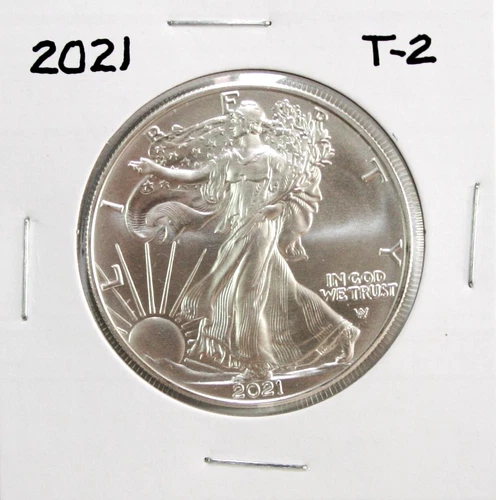 2021 Type-2 American Silver Eagle BU 1 oz #SC