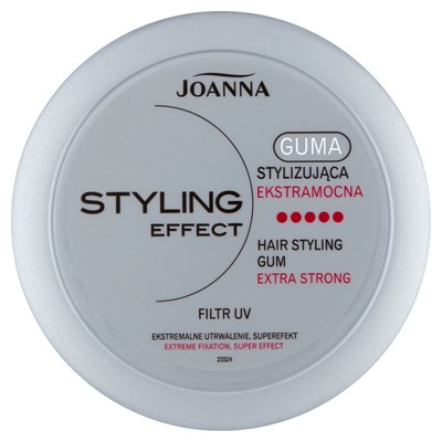 5901018012151 Joanna Styling Effect guma stylizująca do włosów Ekstramocna 100g 