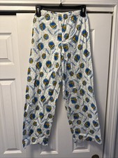 NBA Golden State Warriors Logo Pajamas Bottom Pants Youth Medium-Large 10-12