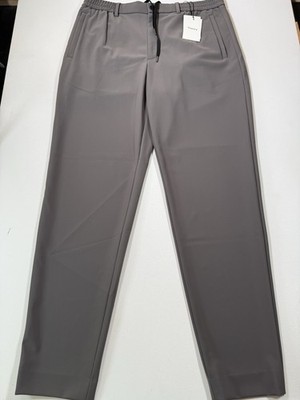 Theory Pants Mens XL Size 36x34 Carbon Drawstring Curtis Precision Ponte $245