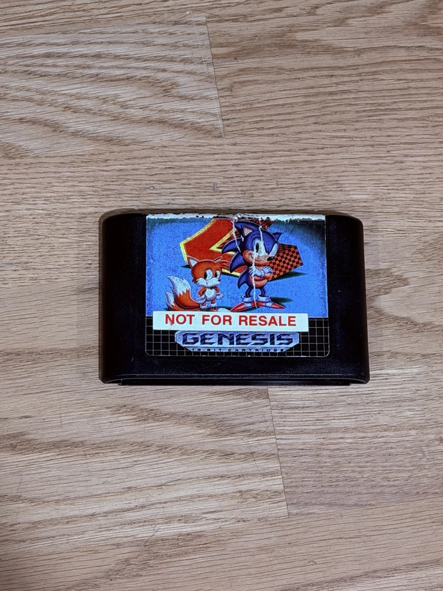 Cartouche Sonic 2 Tails SEGA Jeu Sonic The Hedgehog 2 (Tails) Pour SEGA Game Gear - Version EUR - Cartouche Testée Et Fonctionnelle Jeu SEGA Game Gear Sonic 2