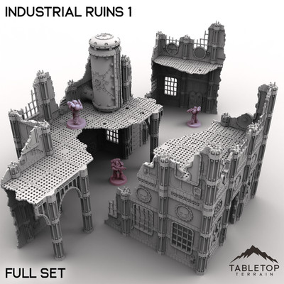 Industrial Ruins 1 - Grimdark Gothic Wargaming Tabletop