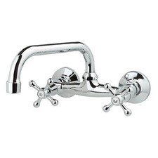 Neu Retro Nostalgie Wasserhahn Waschbecken Bad Armatur Mischbatterie