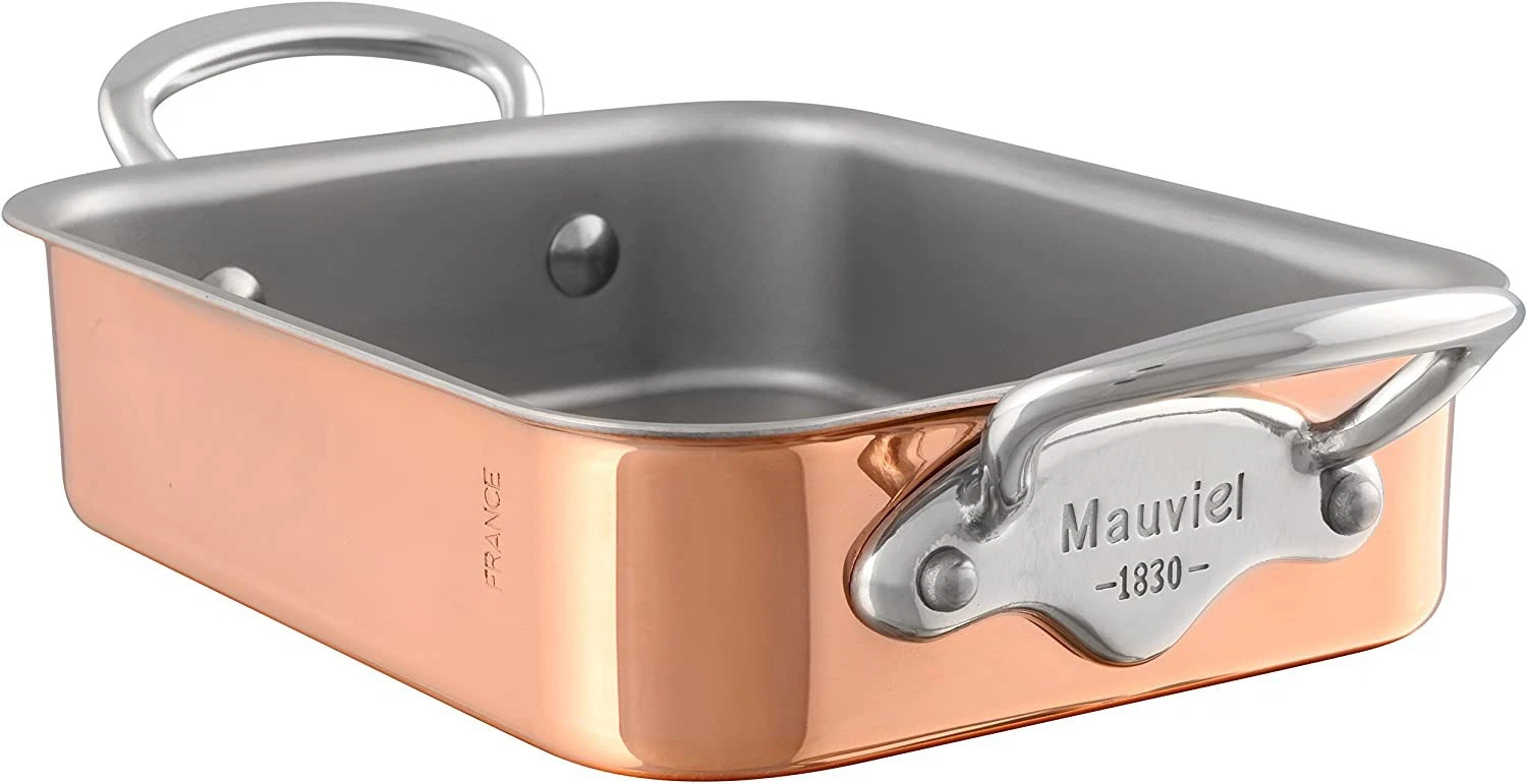 Mauviel M'Minis Copper Rectangular Roasting Pan, 7.1 X 5.5 Inch
Opens in a new window or tab