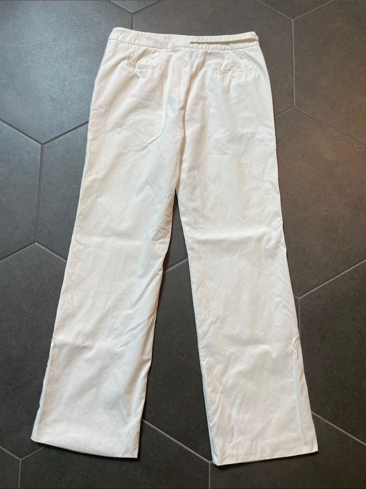 Faconnable Women’s Casual Straight-Leg Pants in Off-White 8 image 9