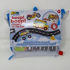 Alex Bath Beep Beep Stickers in the Tub 38pc - Multicolor