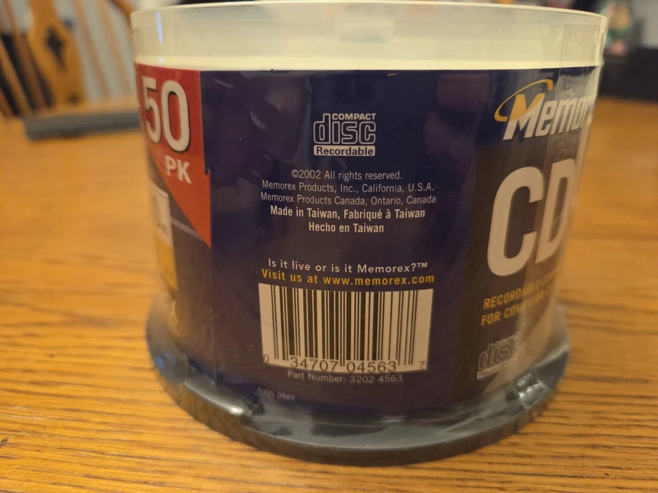 Memorex 700MB 80 Minute 48X Multi Speed CD-R 50 Pk - New - Sealed Compact Disc - Image 2 of 4