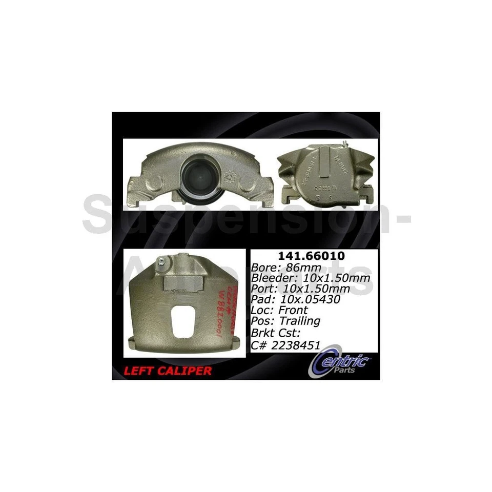 Pinzas de freno traseras izquierdas para International Harvester 3X Centric Parts Foto 2 de 4