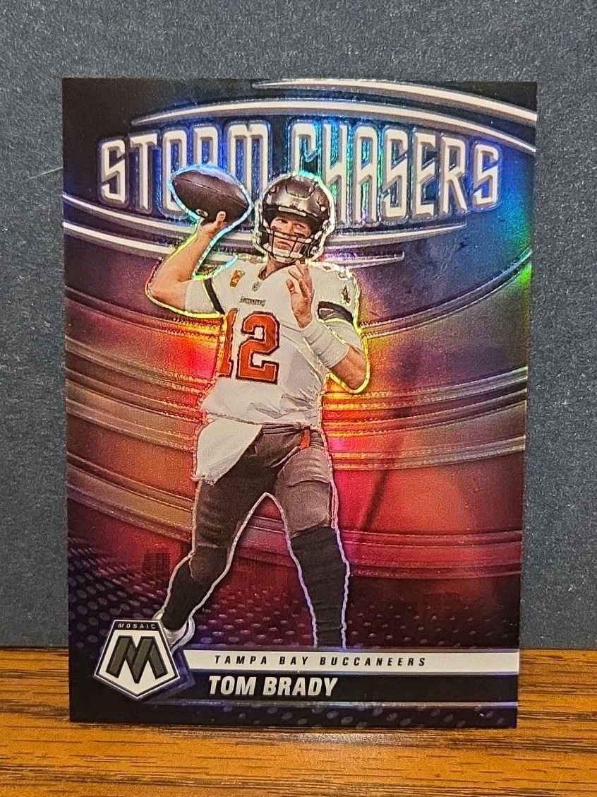 2022 Panini Mosaic - Storm Chasers Tom Brady #SC2 Case Hit Ssp