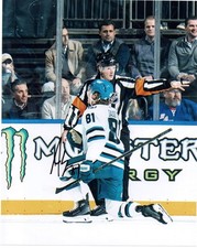 San Jose Sharks Adam Gaudette  Autographed Signed 8x10 Photo COA #1