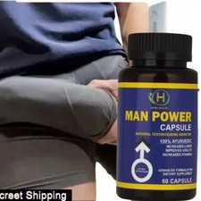   XXXL Plus Size Male ENLARGER Longer Bigger Wider Man Natural Growth 60 Cap