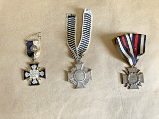 WW 1 German Iron crosses 3 Lot