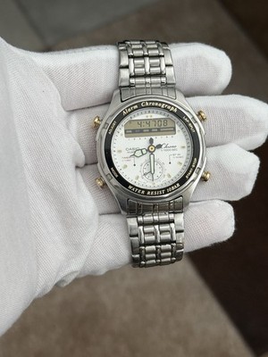 Rare Vintage Casio AW-600 Men's Ana-Digi Alarm Chronograph Sports