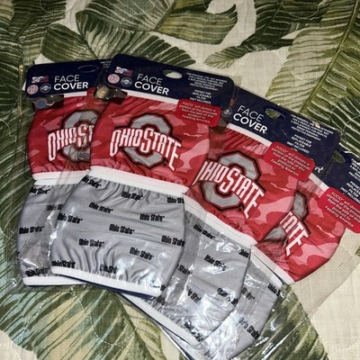 Lot 8 Face Mask Covering New Ohio State Buckeyes Football OSU NWT