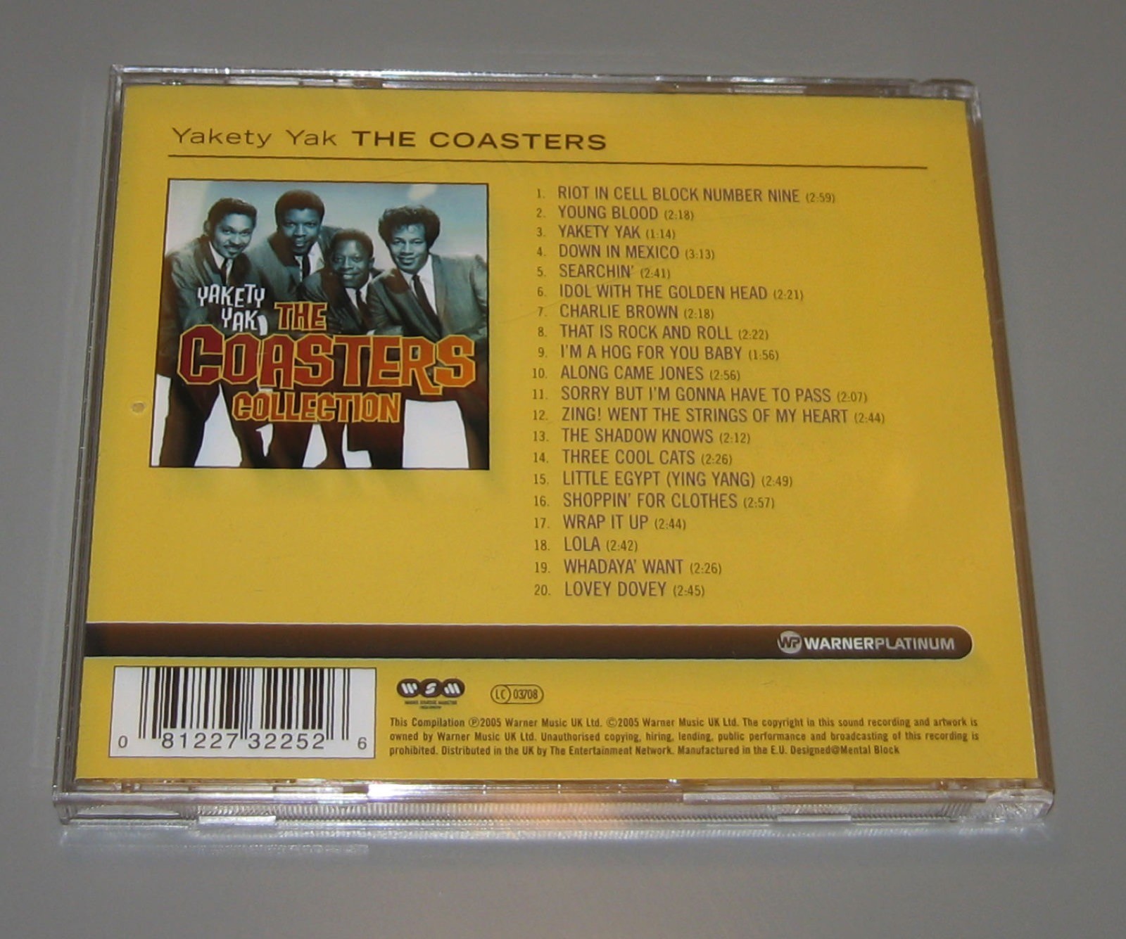 The Coasters - Yakety Yak: The Coasters Collection (CD, 2005, Warner Platinum)