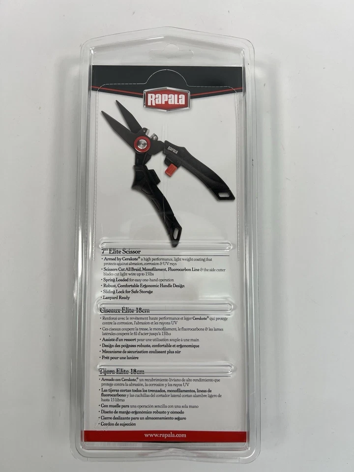 Tijeras Rapala RESS7 Elite 7 pulgadas NUEVAS Foto 2 de 3
