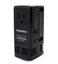 Dual Wattage International Travel Voltage Converter Step Down 220V to 110V Vo...