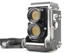 ??[NEAR MINT] Mamiya C22 Pro TLR 6x6 Film Sekor DS Blue Dot 105mm Black