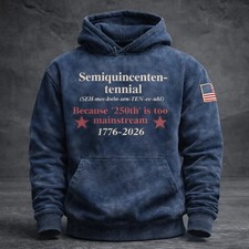 USA 1776  2026 250th Anniversary 3D Print Hoodie - Adults  Youth