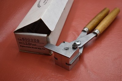 Rapine 1 cavity Mould .600 320gr Grain round ball w/ handles really nice