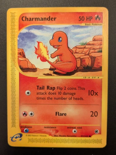 Charmander 97/165 - LP - Expedition  Base Set (2002) - E-reader card - vintage