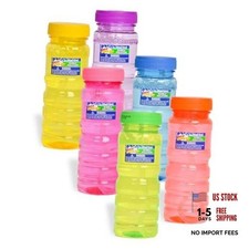 Sunny Days Maxx Bubbles 6 Pack - 4 oz Bottles, 6-Hole Wands - Ages 3