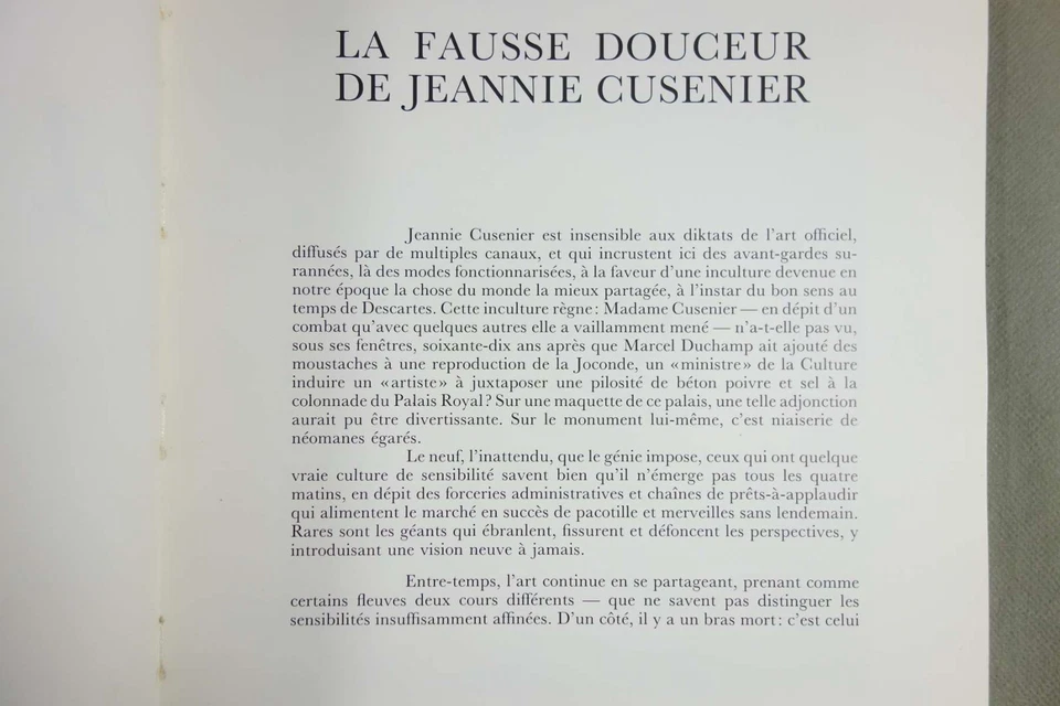 Jeannie CUSENIER - Con Envío Firmado De La Pintora - Catálogo Numerado, 1988 - Imagen 4 de 4