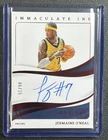 JERMAINE O'NEAL 2023-24 PANINI IMMACULATE #II-JON INK RED AUTO 06/25 PACERS
