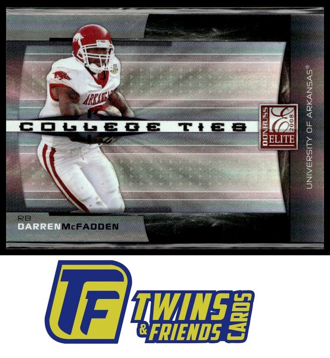 Darren McFadden Donruss Elite College Ties #CT17 Black