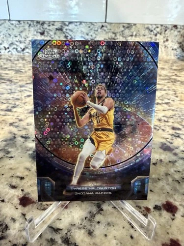 2025 Topps Cosmic Chrome Tyrese Haliburton Base (RAW)