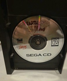Earthworm Jim: Special Edition (Sega CD, 1995) Authentic Game DISC,half Case