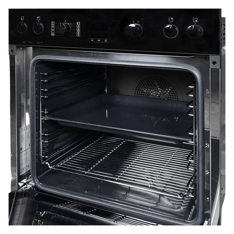 Miele H 2455 E Einbau Herd Obsidianschwarz Edelstahl - Bild 3 von 4