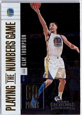 2017-18 Panini Contenders #16 Klay Thompson Playing the Numbers Game