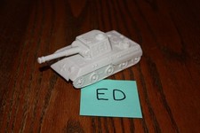 Vintage Marx Battleground Light Gray German 351 Army Tank ED - MPC, Timmee