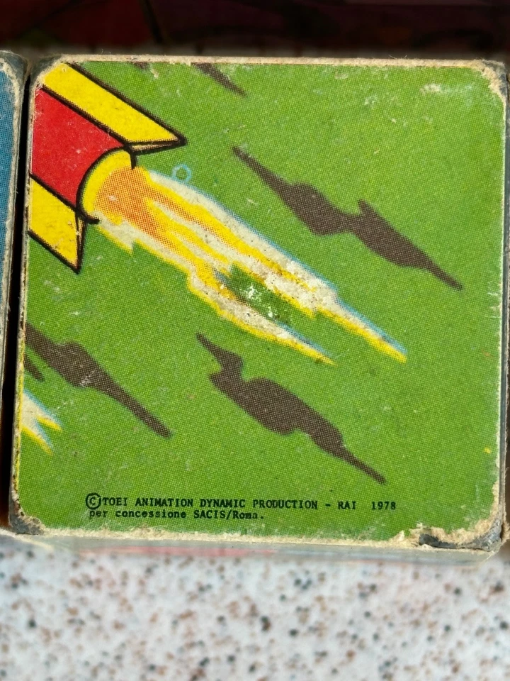 Goldrake Atlas ufo Robot puzzle cubi clementoni 1978 vintage - Immagine 2 di 4
