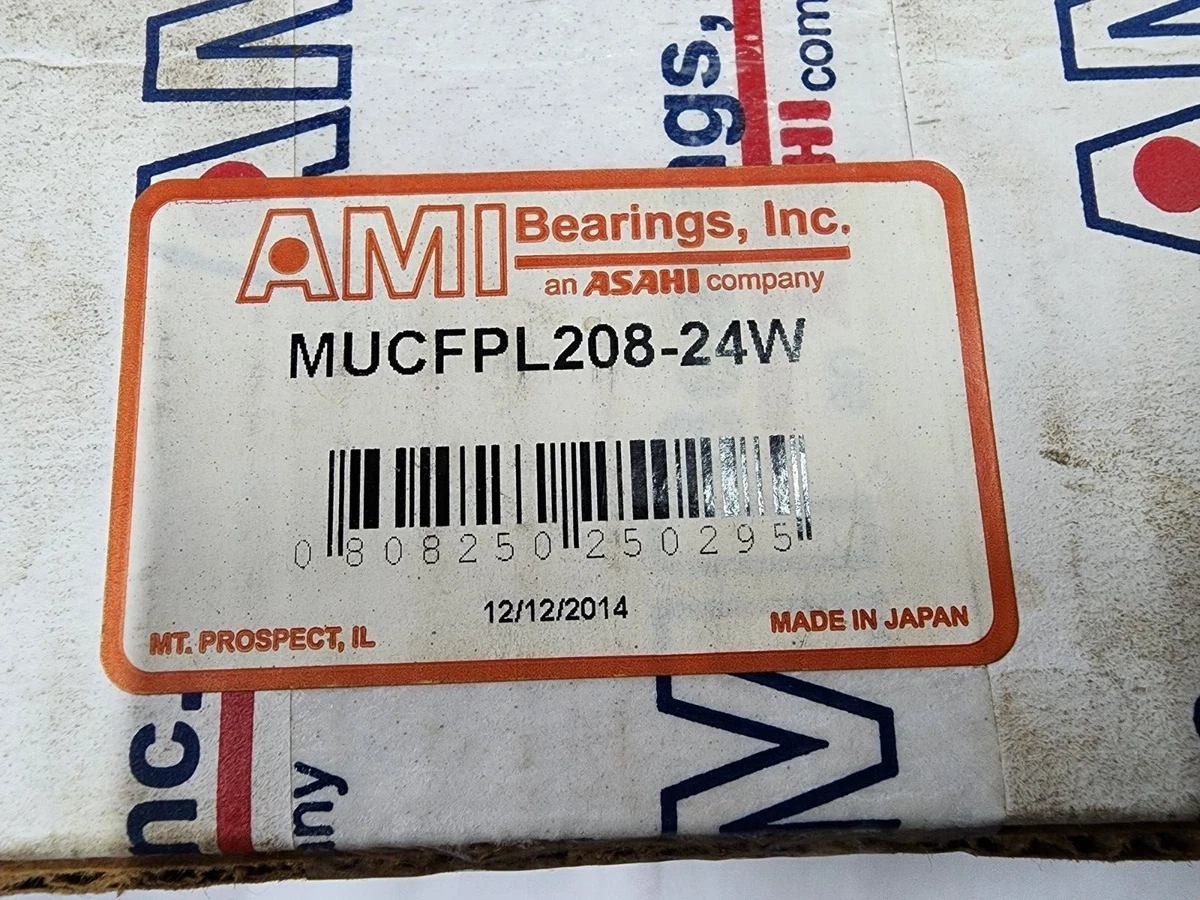 MUCFPL208 24W Pillow Block Bearing With 4 Bolt Flange NEW ASAHI