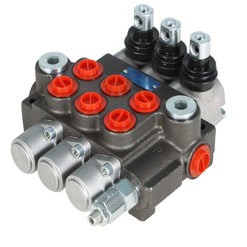 Hydraulic Directional Control Valve 3 Spool 13GPM BSPP Interface New - Picture 12 of 19