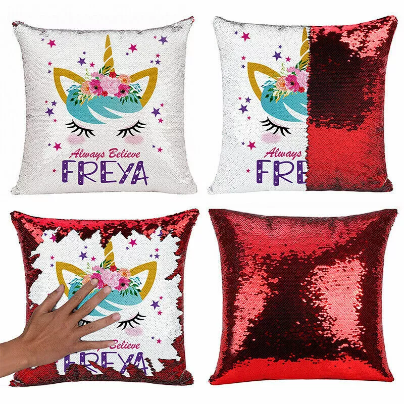 Sequin pillow cheap case sublimation