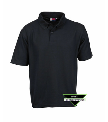 Polohemd Herren US Basic Hemd Polo Shirt Baumwolle kurzarm schwarz Neu 