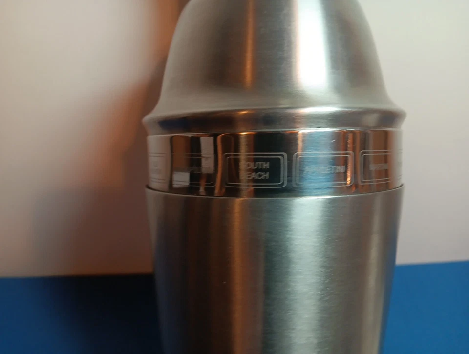  Coctelera grande Oggi 15 bebidas cóctel acero inoxidable ¡LIMPIA! Foto 4 de 4